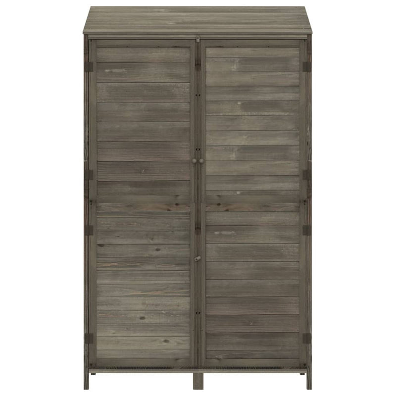 vidaXL Garden Shed Anthracite 102x52x174.5 cm Solid Wood Fir