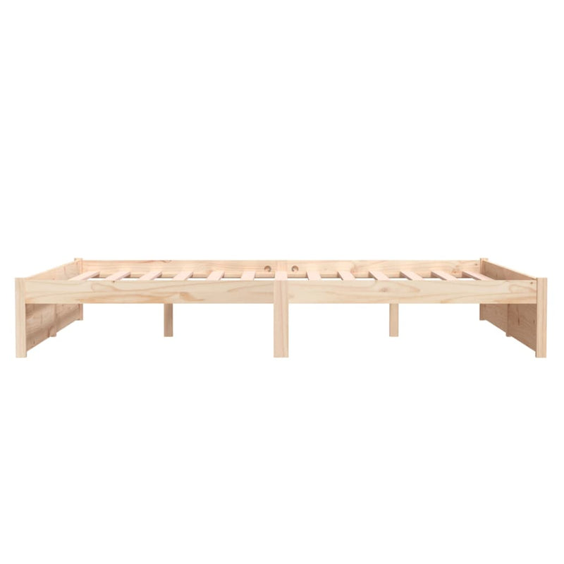 Bed Frame Solid Wood 153x203 cm Queen Size