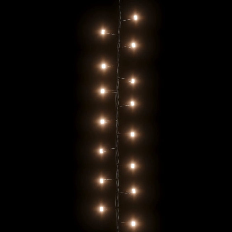 vidaXL Compact LED String with 400 LEDs Warm White 13 m PVC