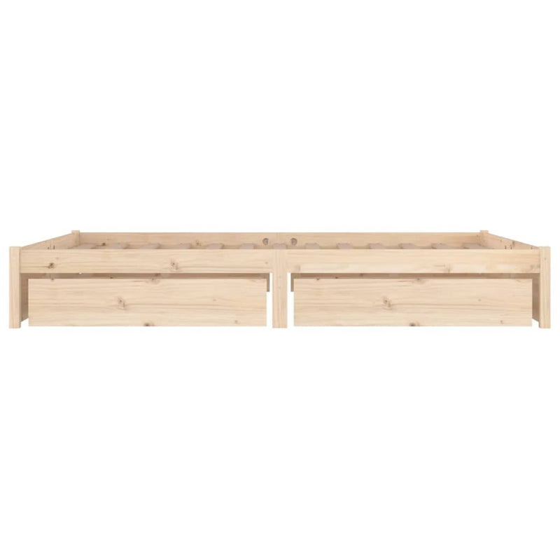 Bed Frame with Drawers 153x203 cm Queen Size