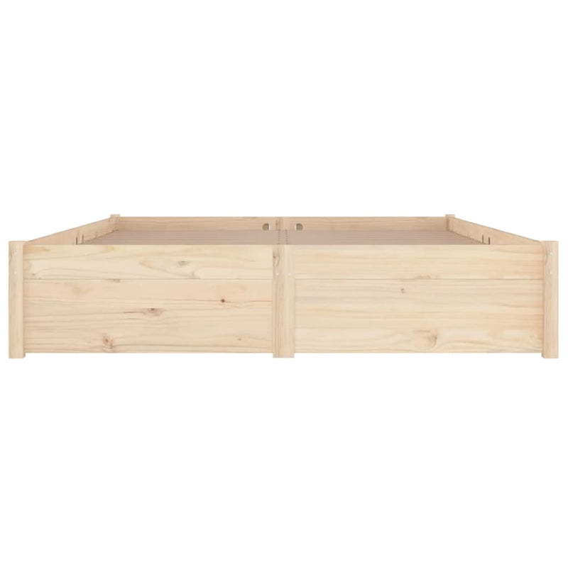 vidaXL Bed Frame without Mattress with Drawers 183x203 cm King