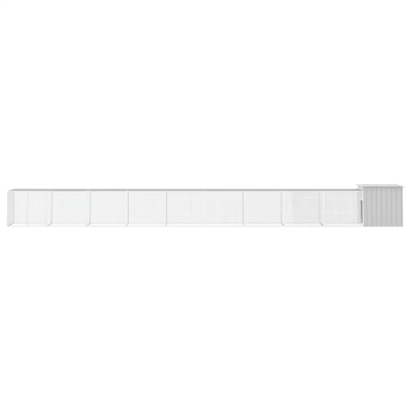 Chicken Cage Grey 1000x91x100 cm Galvanised Steel