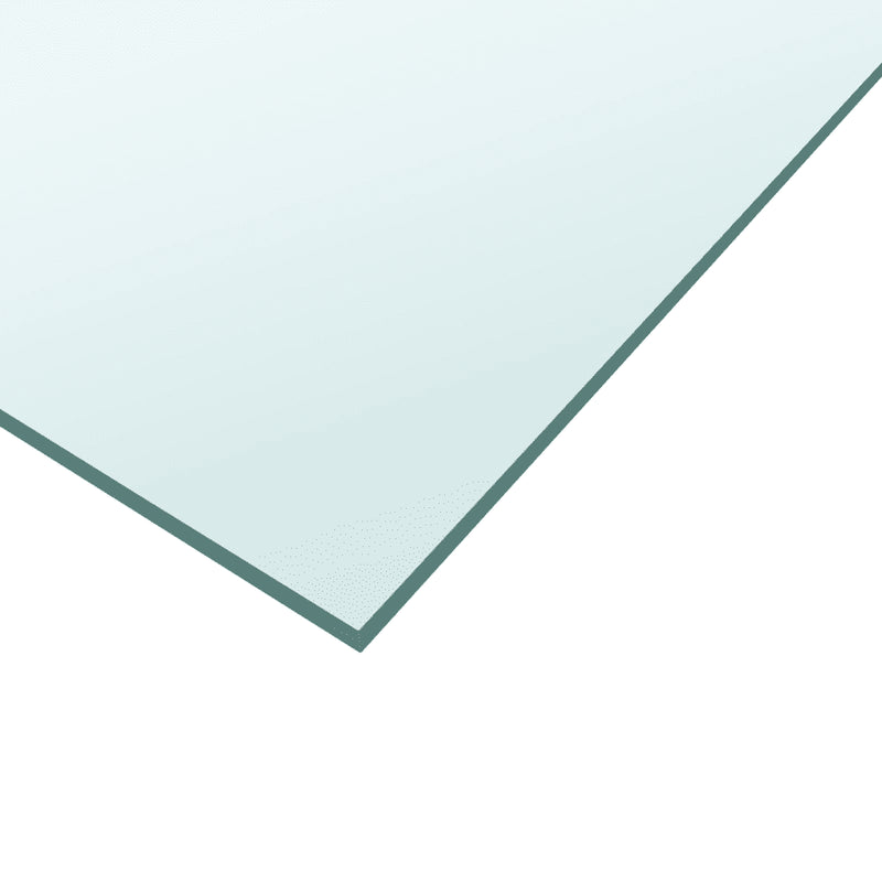 Table Top Transparent 60x60 cm Tempered Glass