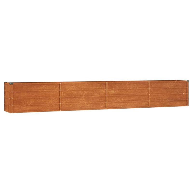 vidaXL Garden Raised Bed Rusty 320x40x45 cm Corten Steel
