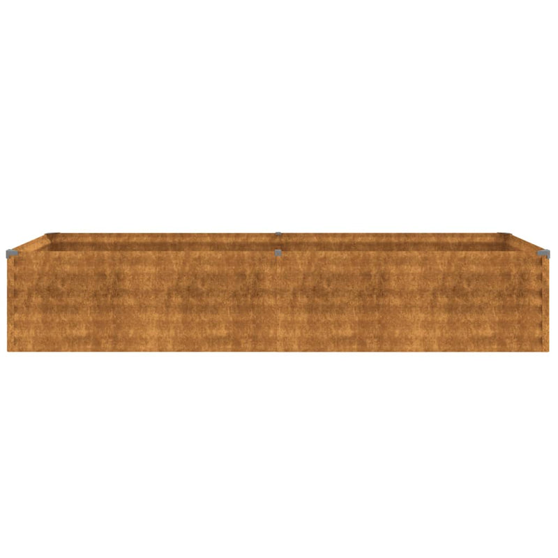 vidaXL Garden Raised Bed 194x50x36 cm Corten Steel