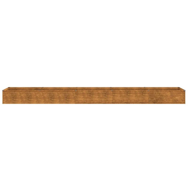 vidaXL Garden Raised Bed 482x50x36 cm Corten Steel