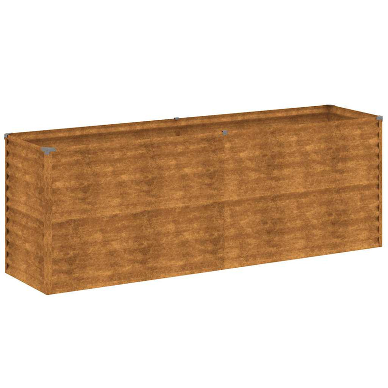 vidaXL Garden Raised Bed 196x50x69 cm Corten Steel