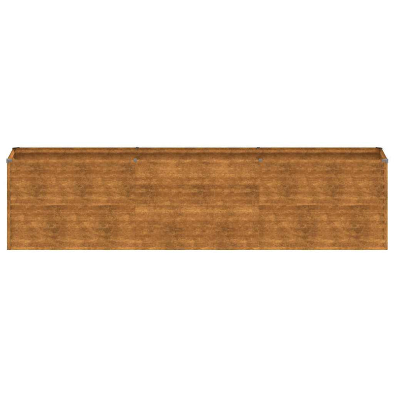 vidaXL Garden Raised Bed 291x50x69 cm Corten Steel