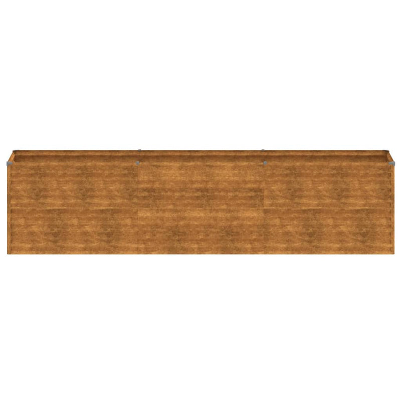 vidaXL Garden Raised Bed 291x50x69 cm Corten Steel