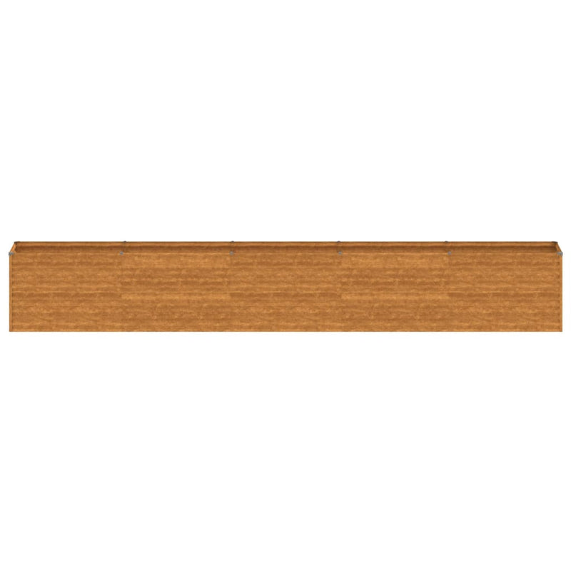 vidaXL Garden Raised Bed 482x50x69 cm Corten Steel