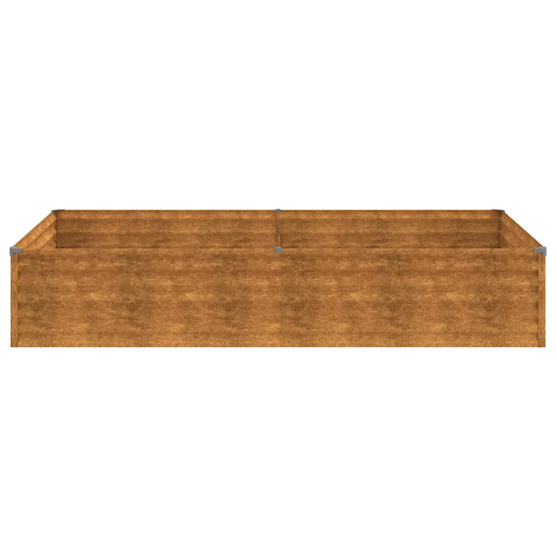 Garden Raised Bed 195x100x36 cm Corten Steel