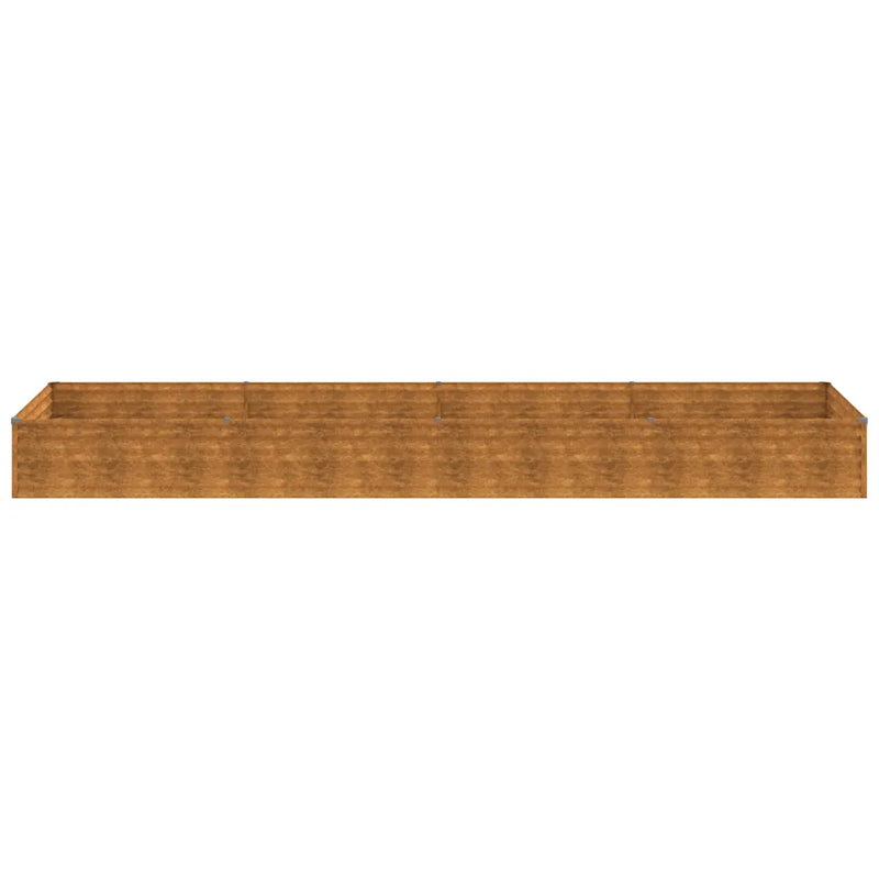 Garden Raised Bed 387x100x36 cm Corten Steel