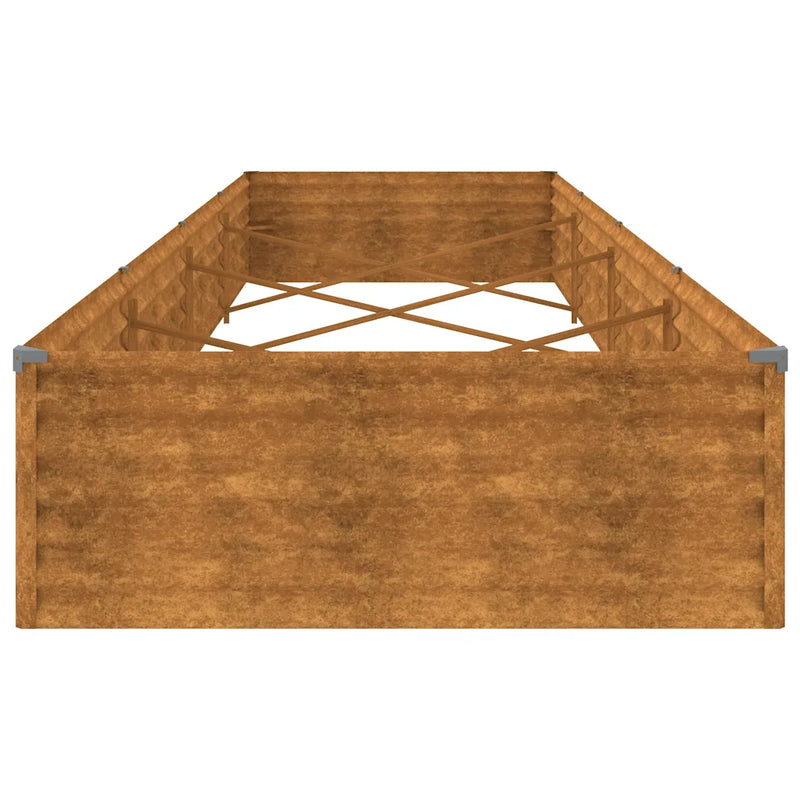 Garden Raised Bed 387x100x36 cm Corten Steel