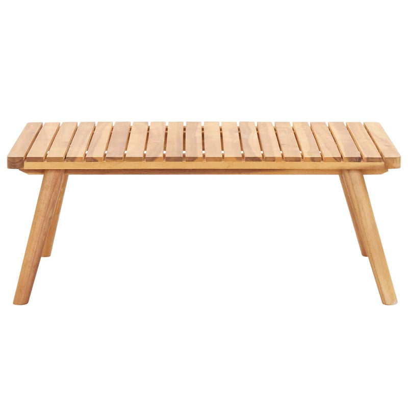 vidaXL 4 Piece Garden Lounge Set with Cushions Solid Wood Acacia