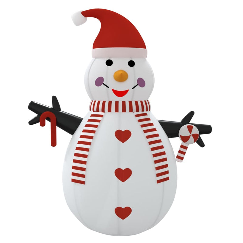 vidaXL Inflatable Snowman with LEDs 300 cm