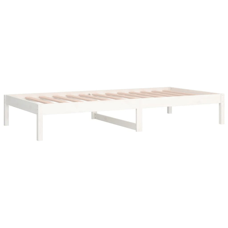 vidaXL Day Bed without Mattress White 90x190 cm Solid Wood Pine
