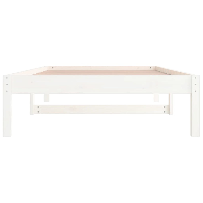 vidaXL Day Bed without Mattress White 90x190 cm Solid Wood Pine