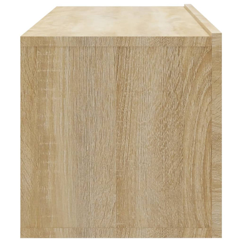 vidaXL Wall TV Cabinets 2 pcs Sonoma Oak 100x30x30 cm Engineered Wood