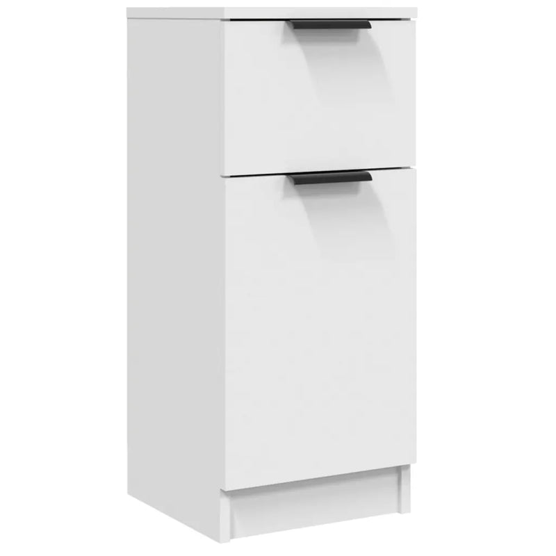 Sideboard White 30x30x70 cm Engineered Wood