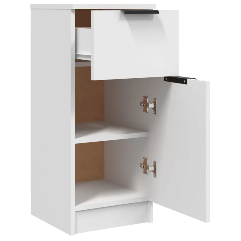 Sideboard White 30x30x70 cm Engineered Wood