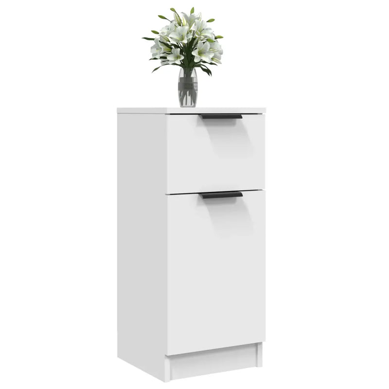 Sideboards 2 pcs White 30x30x70 cm Engineered Wood