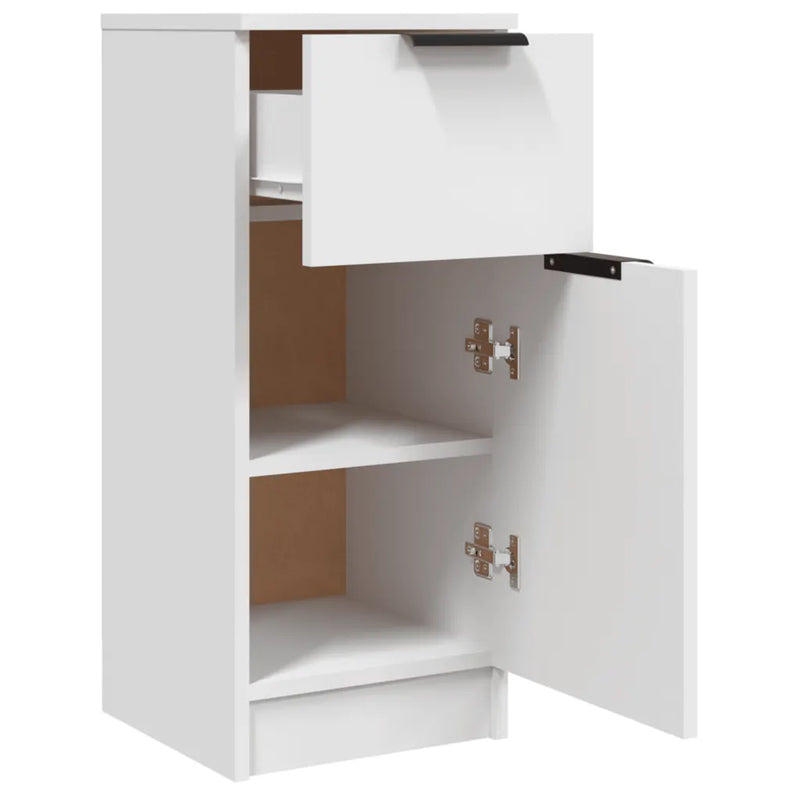 Sideboards 2 pcs White 30x30x70 cm Engineered Wood