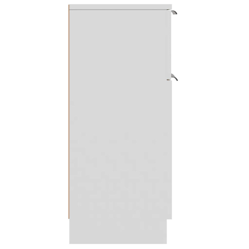 Sideboards 2 pcs White 30x30x70 cm Engineered Wood
