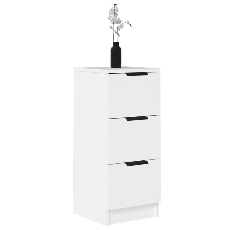 vidaXL Sideboard White 30x30x70 cm Engineered Wood
