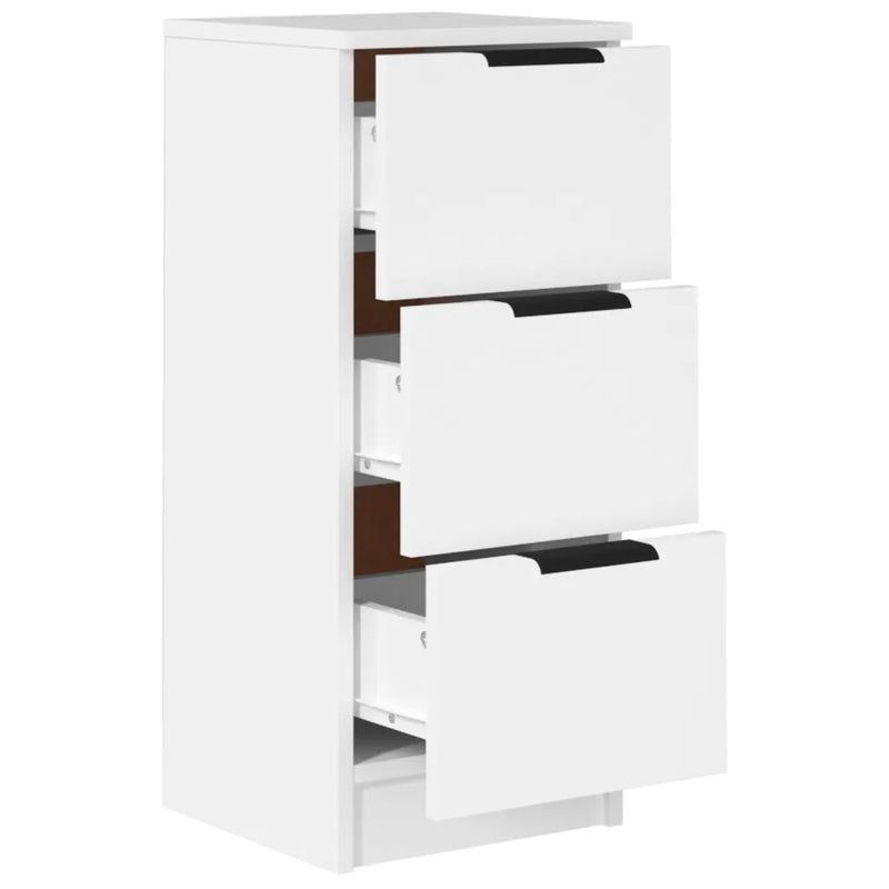 Sideboards 2 pcs White 30x30x70 cm Engineered Wood