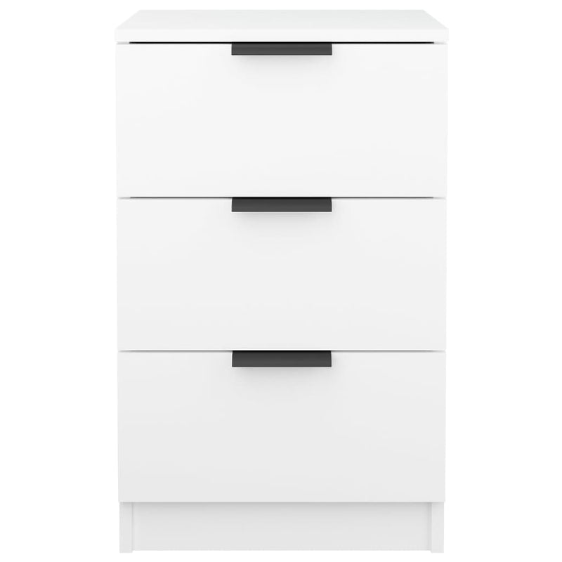 vidaXL Bedside Cabinet White 40x36x65 cm