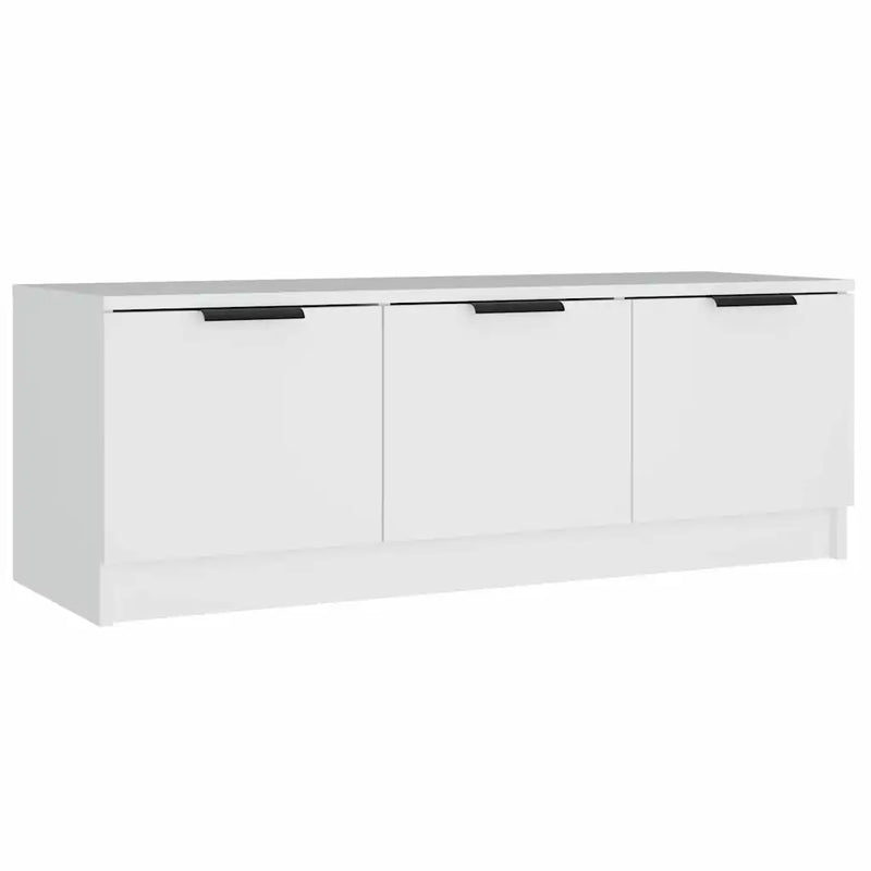 TV Cabinet White 102x35x36.5 cm Engineered Wood