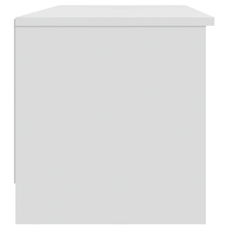 TV Cabinet White 102x35.5x36.5 cm Engineered Wood
