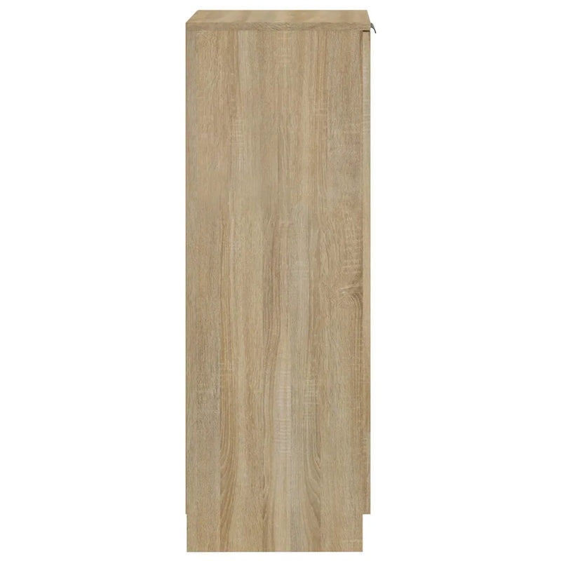 Shoe Cabinet Sonoma Oak 30x35x100 cm Engineered Wood
