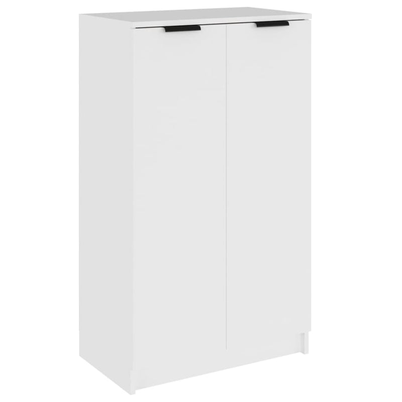 Shoe Cabinet White 59x35x100 cm Engineered Wood