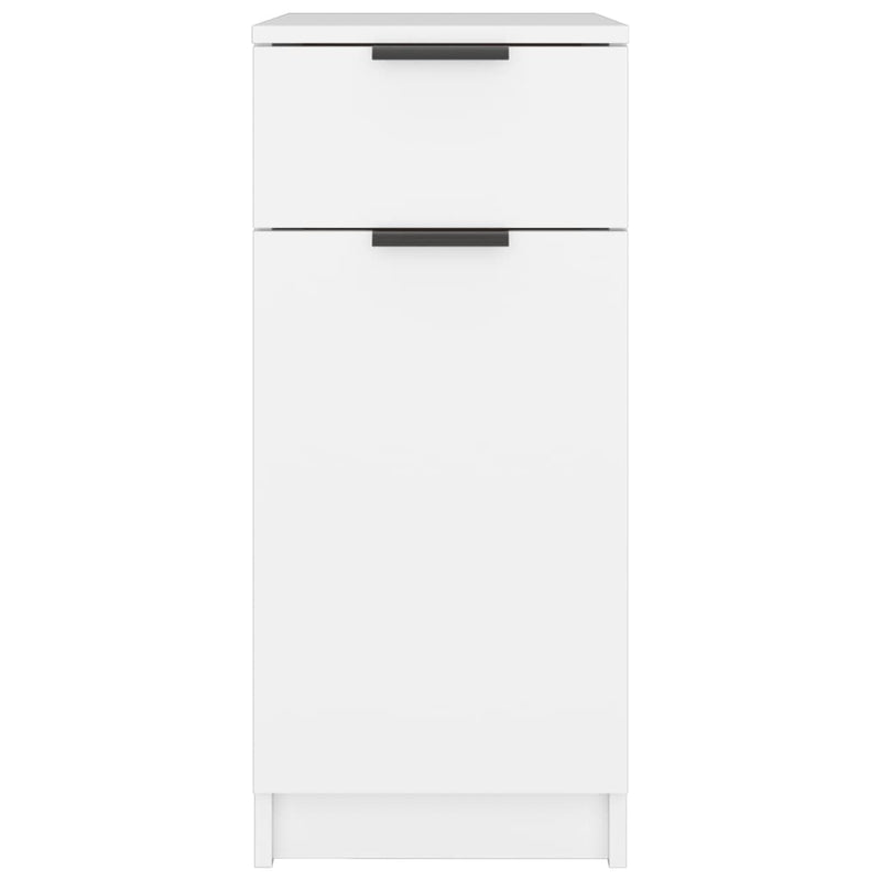 vidaXL Desk Cabinet White 33.5x50x75 cm Engineered Wood