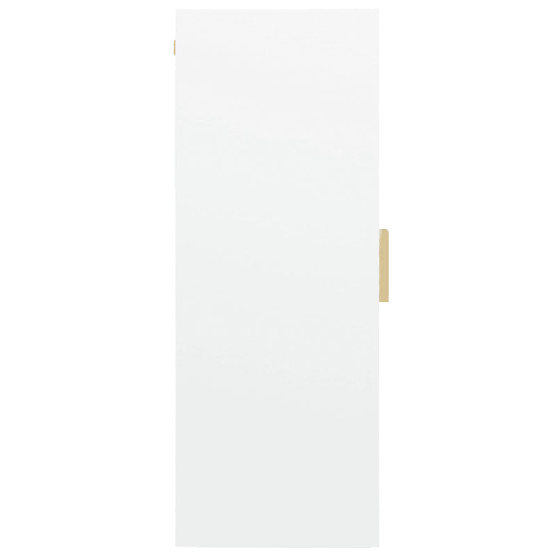 Hanging Wall Cabinet White 69.5x34x90 cm