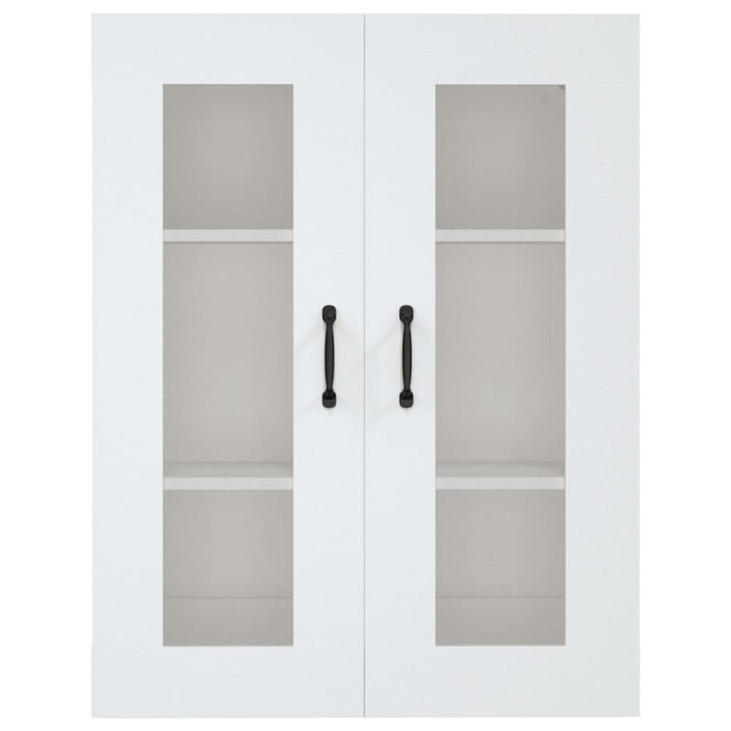 vidaXL Hanging Wall Cabinet White 69.5x34x90 cm