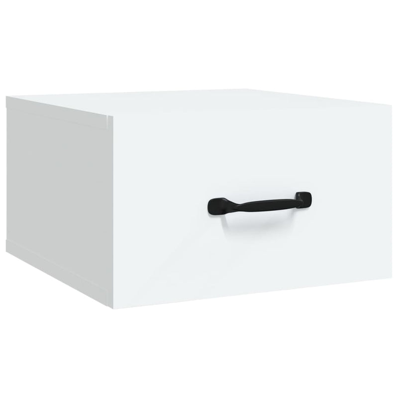 vidaXL Wall-mounted Bedside Cabinets 2 pcs White 35x35x20 cm