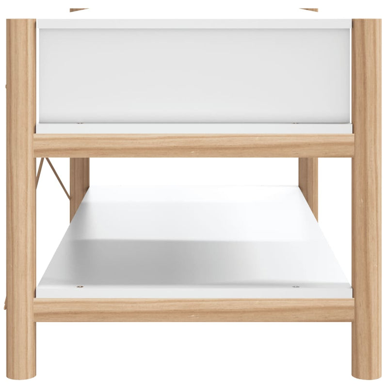 vidaXL Coffee Table White 82x48x45 cm Engineered Wood
