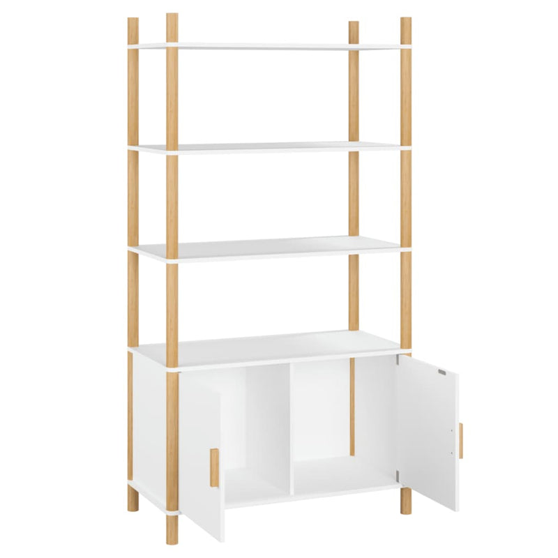 vidaXL Highboard White 80x40x153 cm Engineered Wood