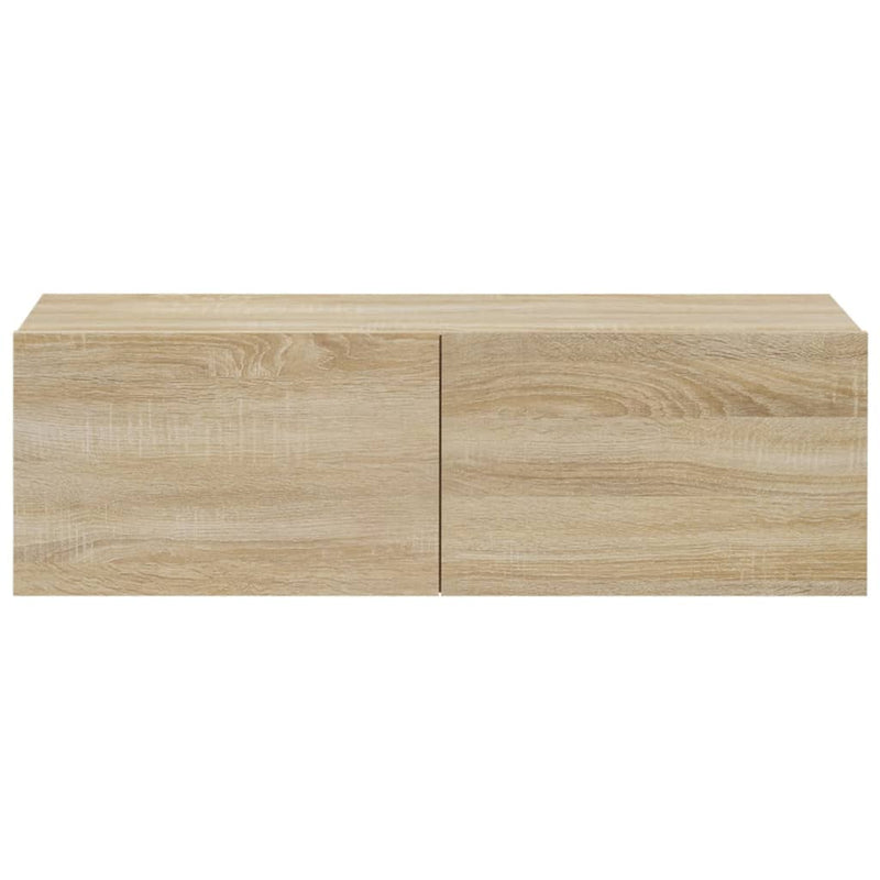 vidaXL 3 Piece TV Cabinet Set Sonoma Oak Engineered Wood