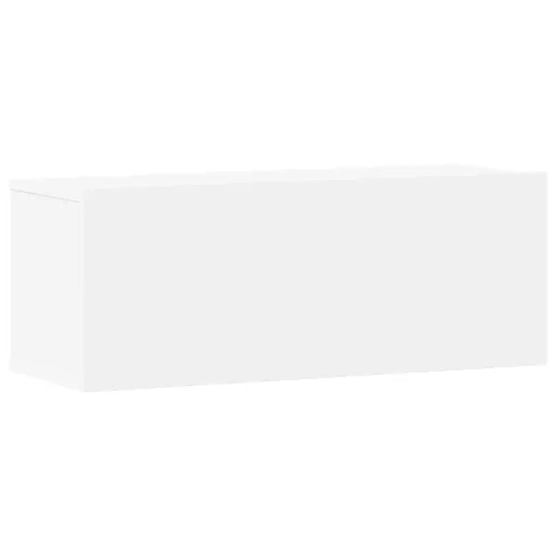 3 Piece TV Cabinet Set White Engineered Wood