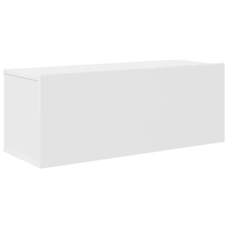 7 Piece TV Cabinet Set White Engineered Wood