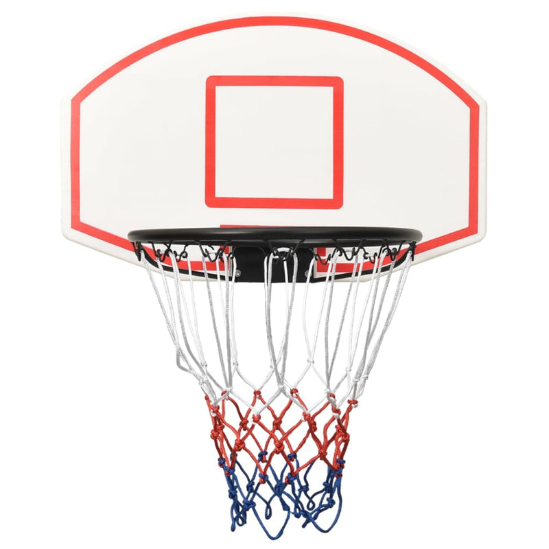 vidaXL Basketball Backboard White 71x45x2 cm Polyethene