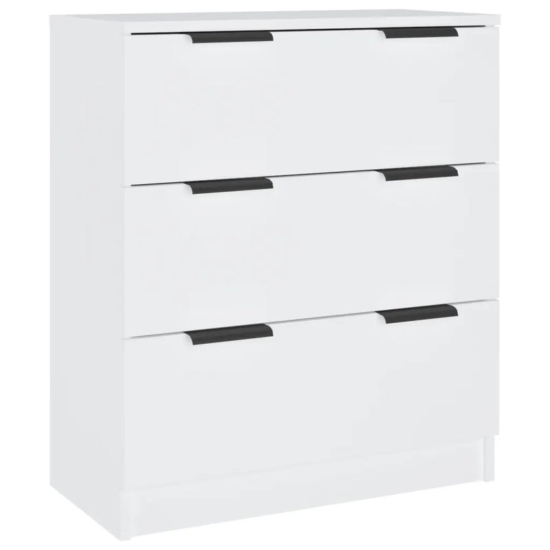 3 Piece Sideboards White Engineered Wood