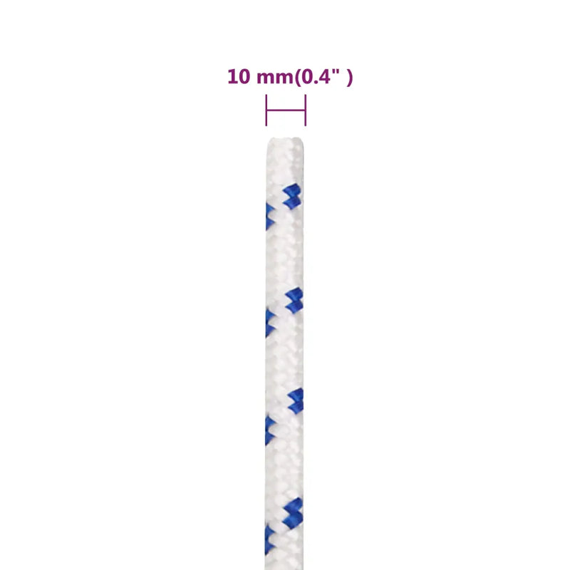 Boat Rope White 10 mm 100 m Polypropylene