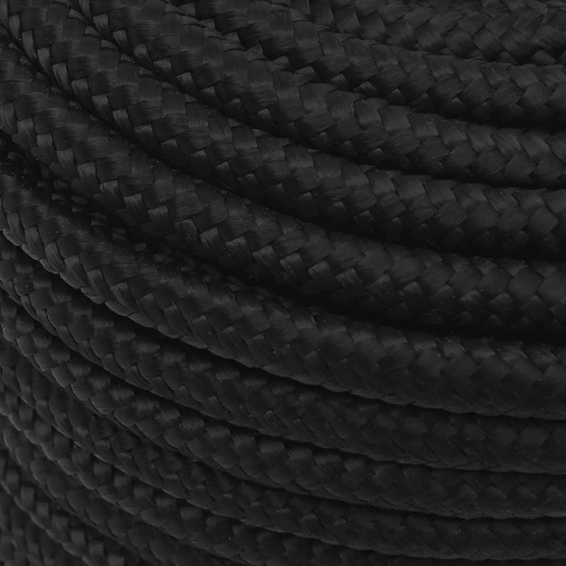 Boat Rope Full Black 12 mm 100 m Polypropylene