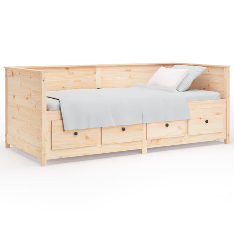 vidaXL Day Bed without Mattress 80x200 cm Solid Wood Pine