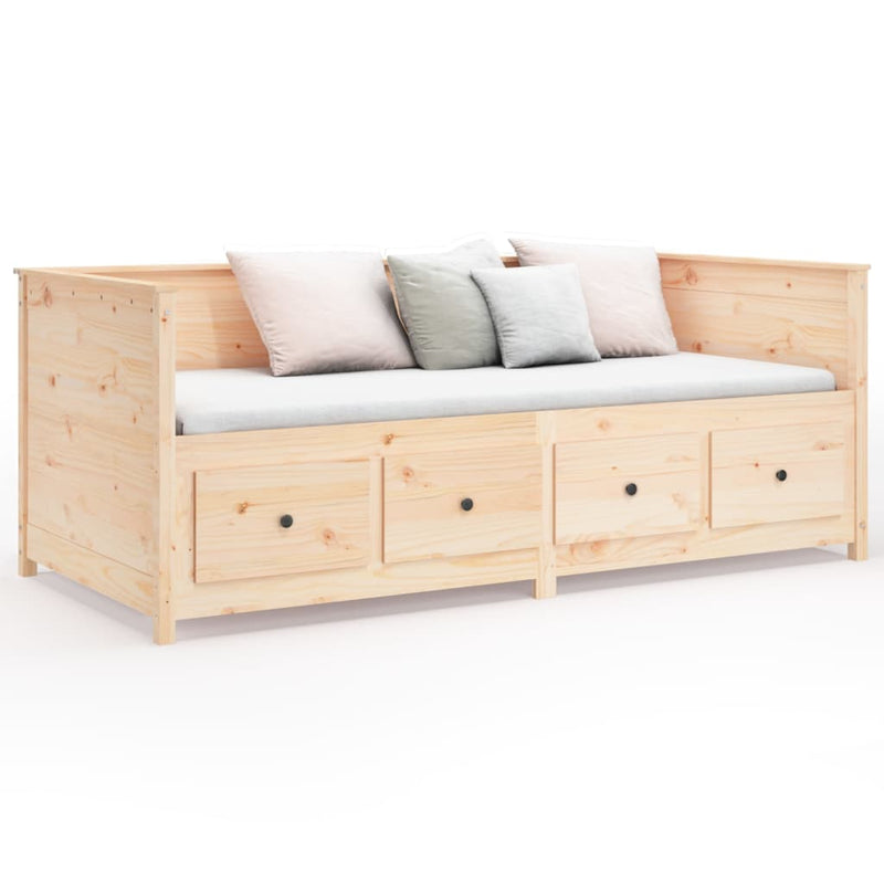 vidaXL Day Bed without Mattress 80x200 cm Solid Wood Pine