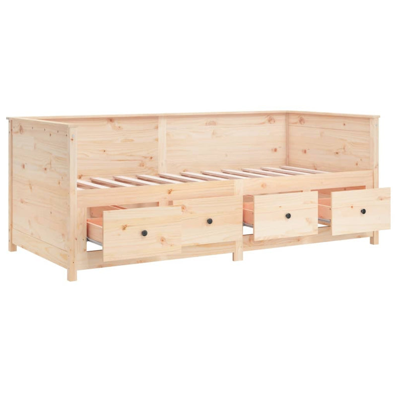 vidaXL Day Bed without Mattress 80x200 cm Solid Wood Pine
